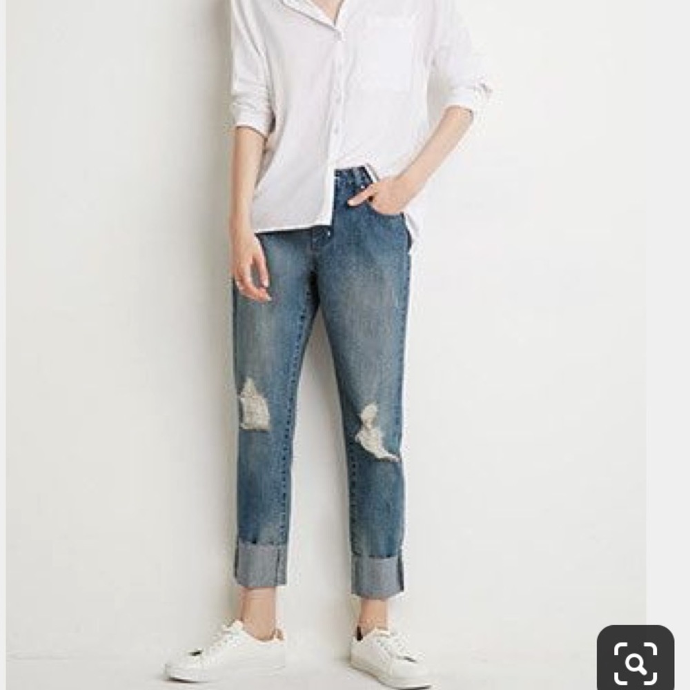 Life in Progress | Cuffed‎ Ankle Jeans | EUC | 28